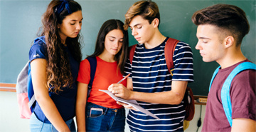 Virtual career meetings with high school students