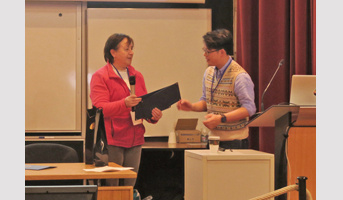 Zhongting Deng won one of the Best Poster Awards at the 3rd Workshop Carbon Allocation in Plants