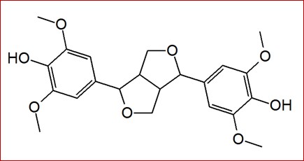 Antioxidant model phenolic compound (syringaresinol) 